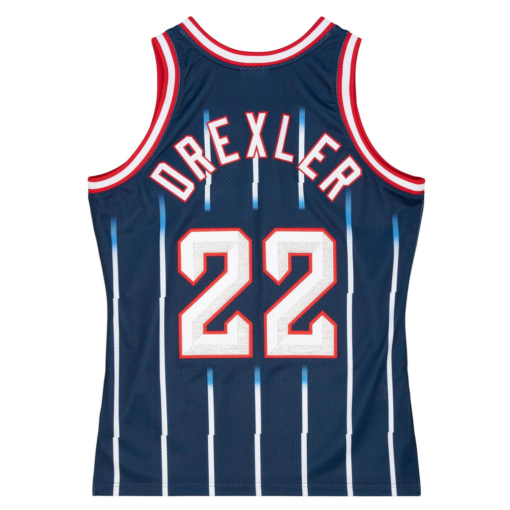 MITCHELL & NESS NBA AUTHENTIC ROAD JERSEY HOUSTON ROCKETS 96 CLYDE DREXLER