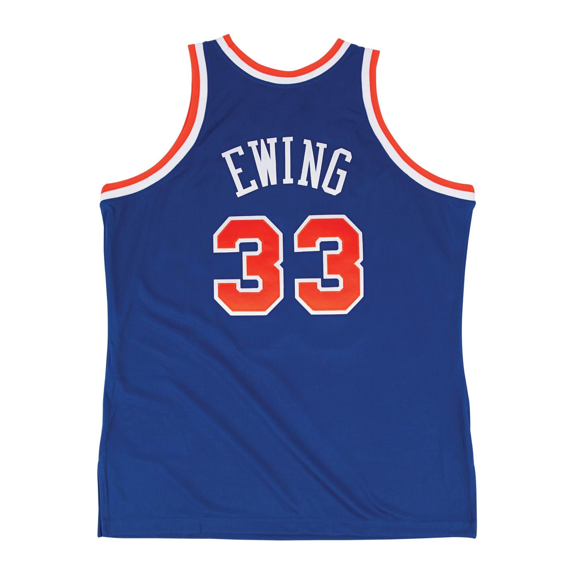 Mens Mitchell & Ness NBA Authentic Jersey 1991 New York Knicks Patrick Ewing #33 - sneakAR