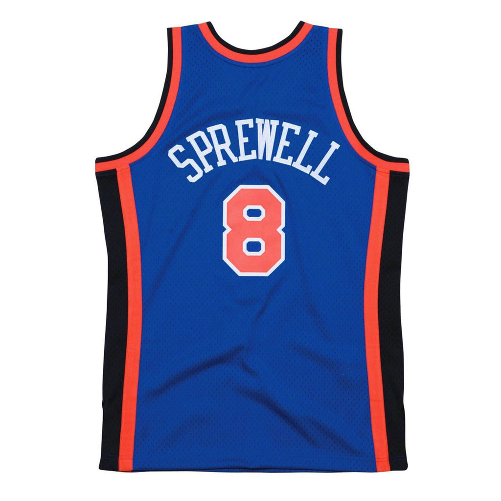 MITCHELL & NESS NBA AUTHENTIC ROAD JERSEY NY KNICKS 98 LATRELL SPREWELL