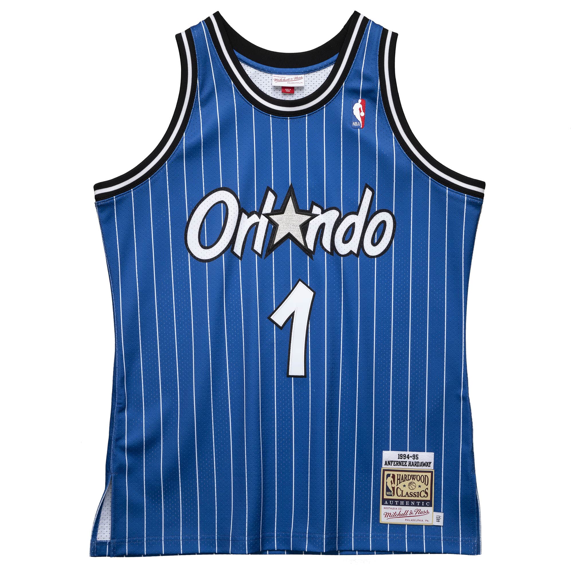 MITCHELL & NESS NBA AUTHENTIC ROAD JERSEY ORLANDO MAGIC 94 ANFERNEE HARDAWAY