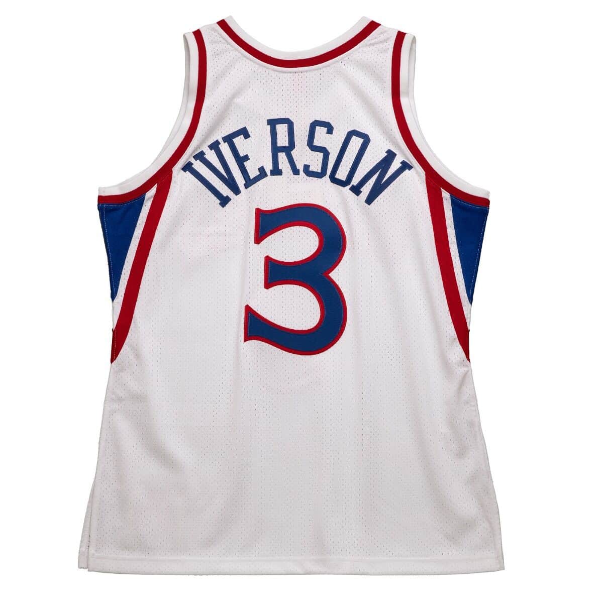 MITCHELL & NESS NBA AUTHENTIC HOME JERSEY PHILADELPHIA 76ERS 96 ALLEN IVERSON
