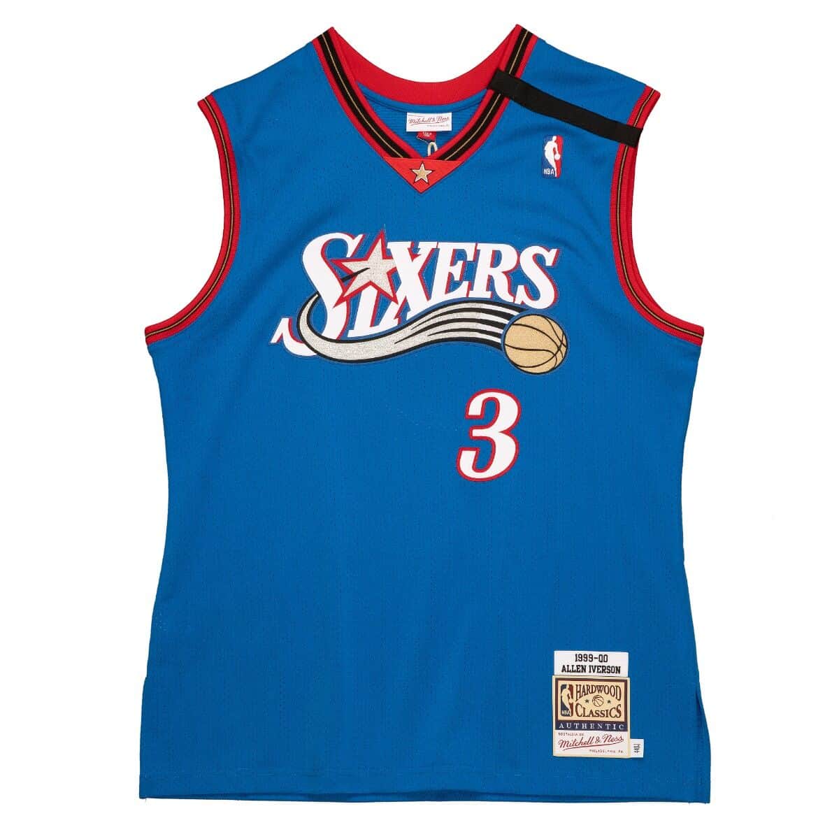MITCHELL & NESS NBA AUTHENTIC ALT JERSEY PHILADELPHIA 76ERS 99 ALLEN IVERSON