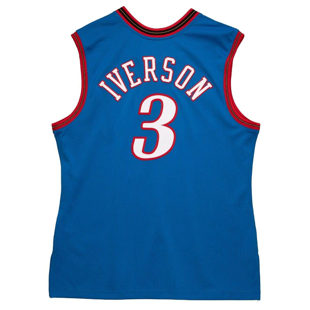 MITCHELL & NESS NBA AUTHENTIC ALT JERSEY PHILADELPHIA 76ERS 99 ALLEN IVERSON