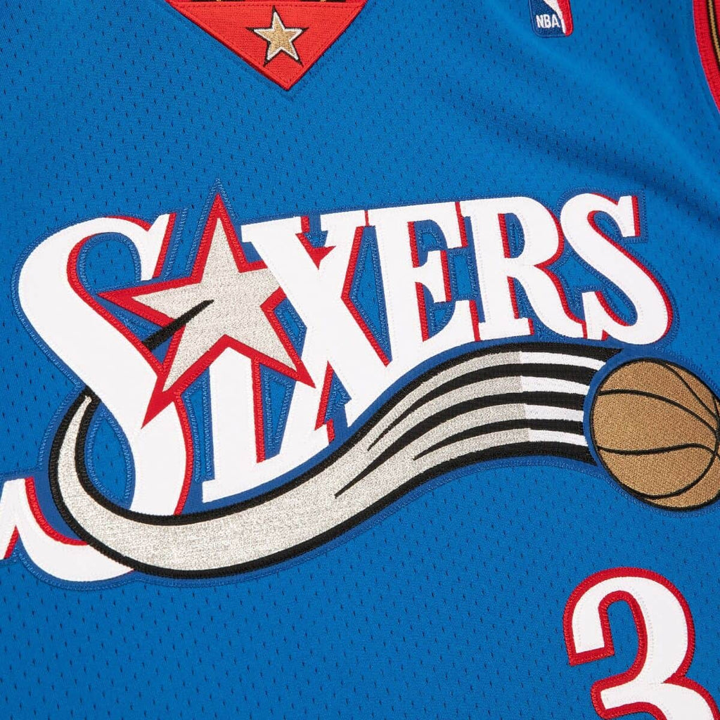 MITCHELL & NESS NBA AUTHENTIC ALT JERSEY PHILADELPHIA 76ERS 99 ALLEN IVERSON