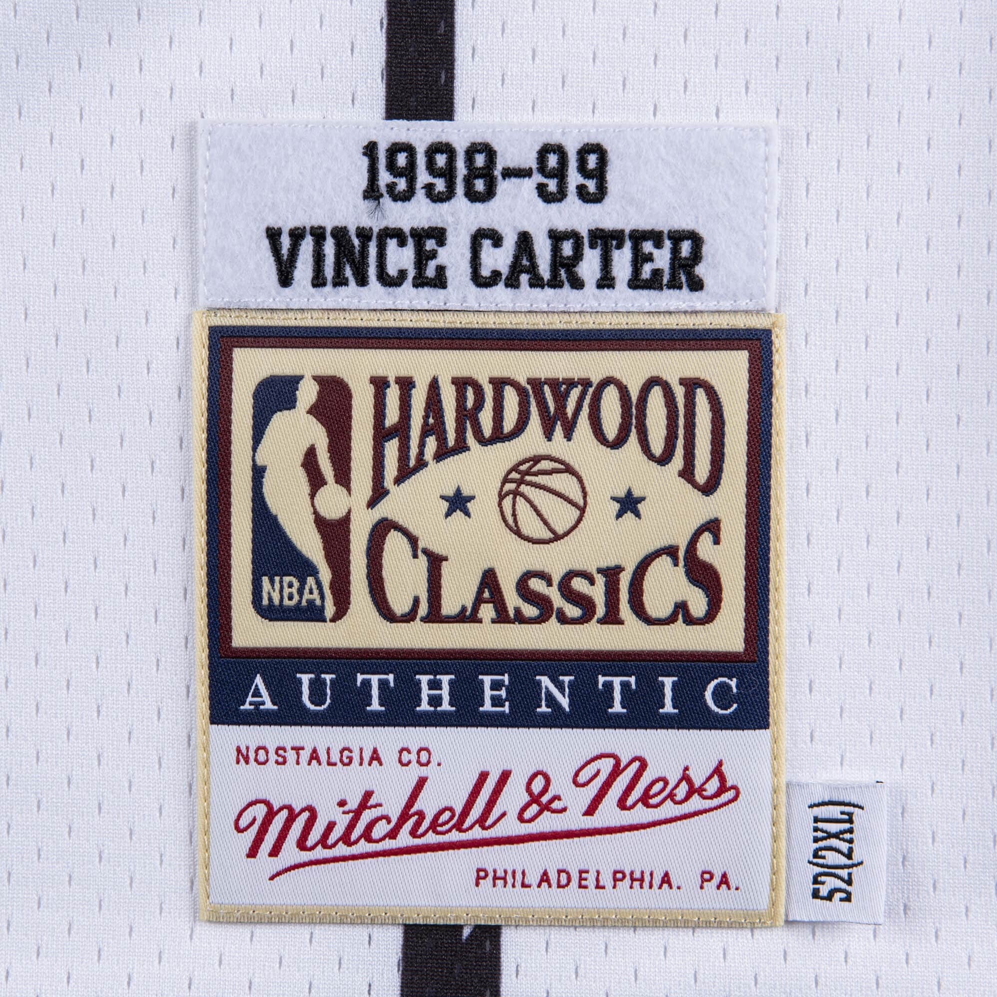 MITCHELL & NESS NBA AUTHENTIC HOME JERSEY TORONTO RAPTORS 98 VINCE CARTER