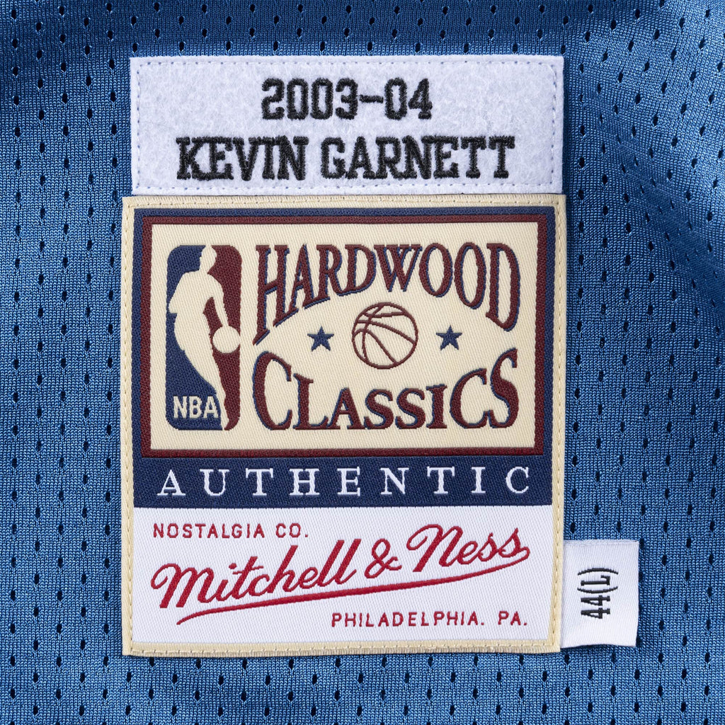 MITCHELL & NESS NBA AUTHENTIC JERSEY MINNESOTA TIMBERWOLVES 03-04 KEVIN GARNETT