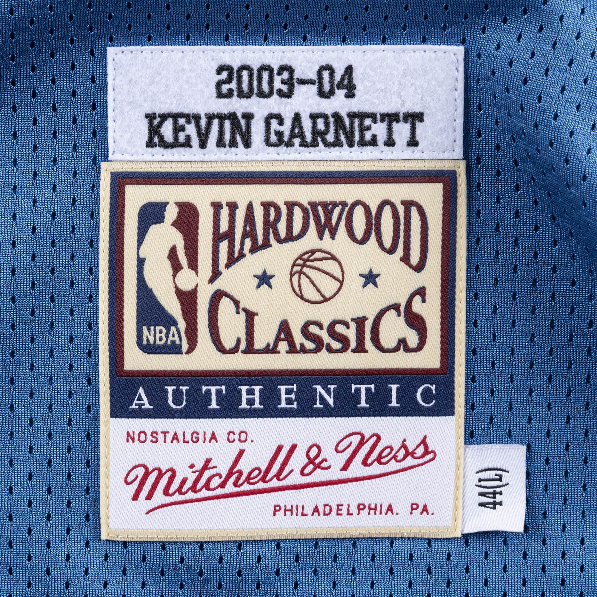 MITCHELL & NESS NBA AUTHENTIC JERSEY MINNESOTA TIMBERWOLVES 03-04 KEVIN GARNETT