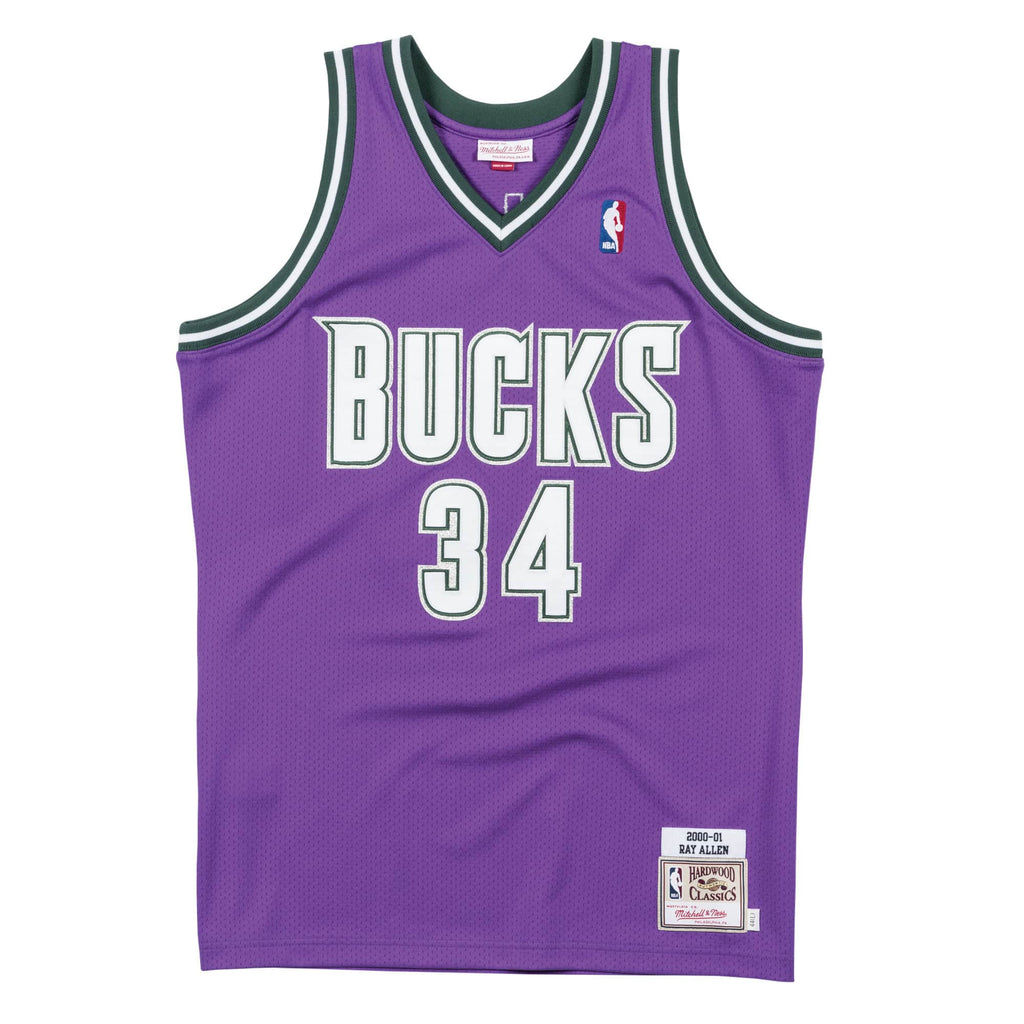 MITCHELL & NESS NBA AUTHENTIC JERSEY MILWAUKEE BUCKS 2000 RAY ALLEN