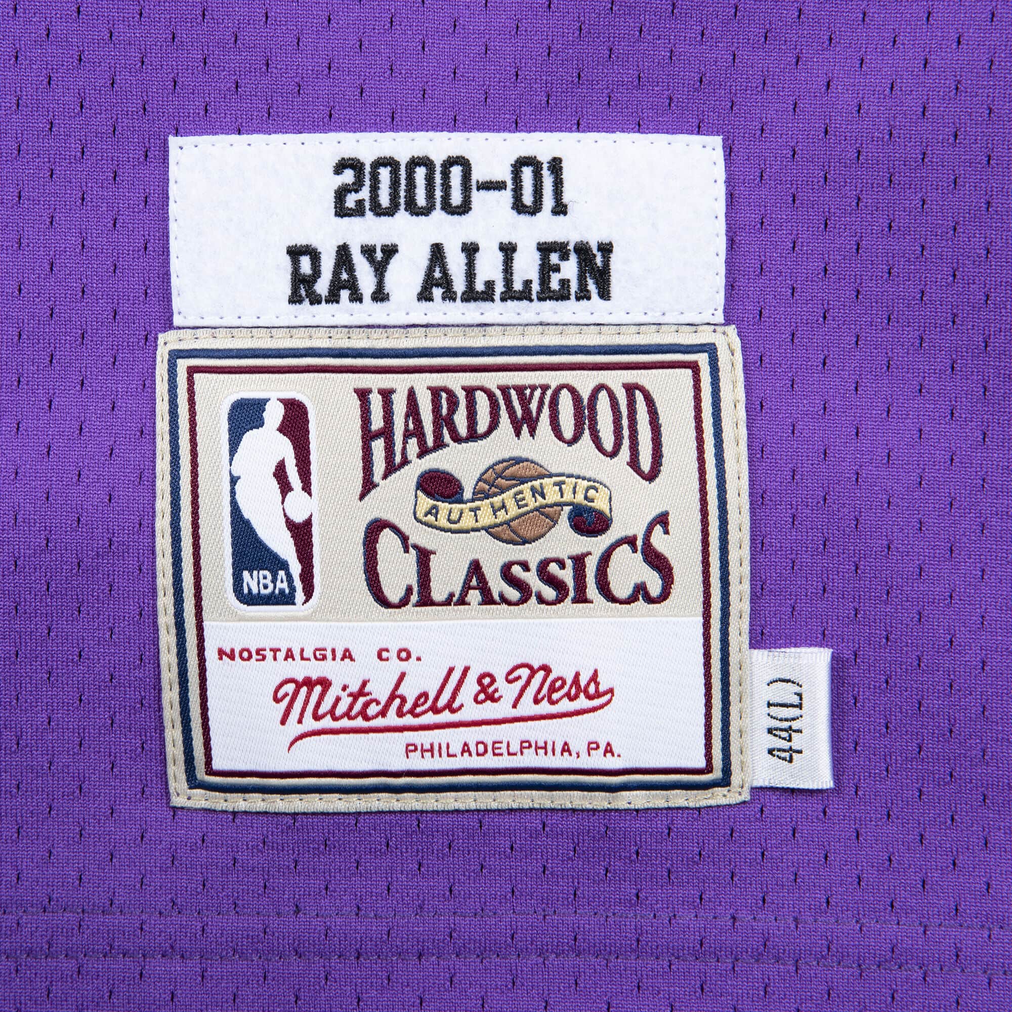 MITCHELL & NESS NBA AUTHENTIC JERSEY MILWAUKEE BUCKS 2000 RAY ALLEN