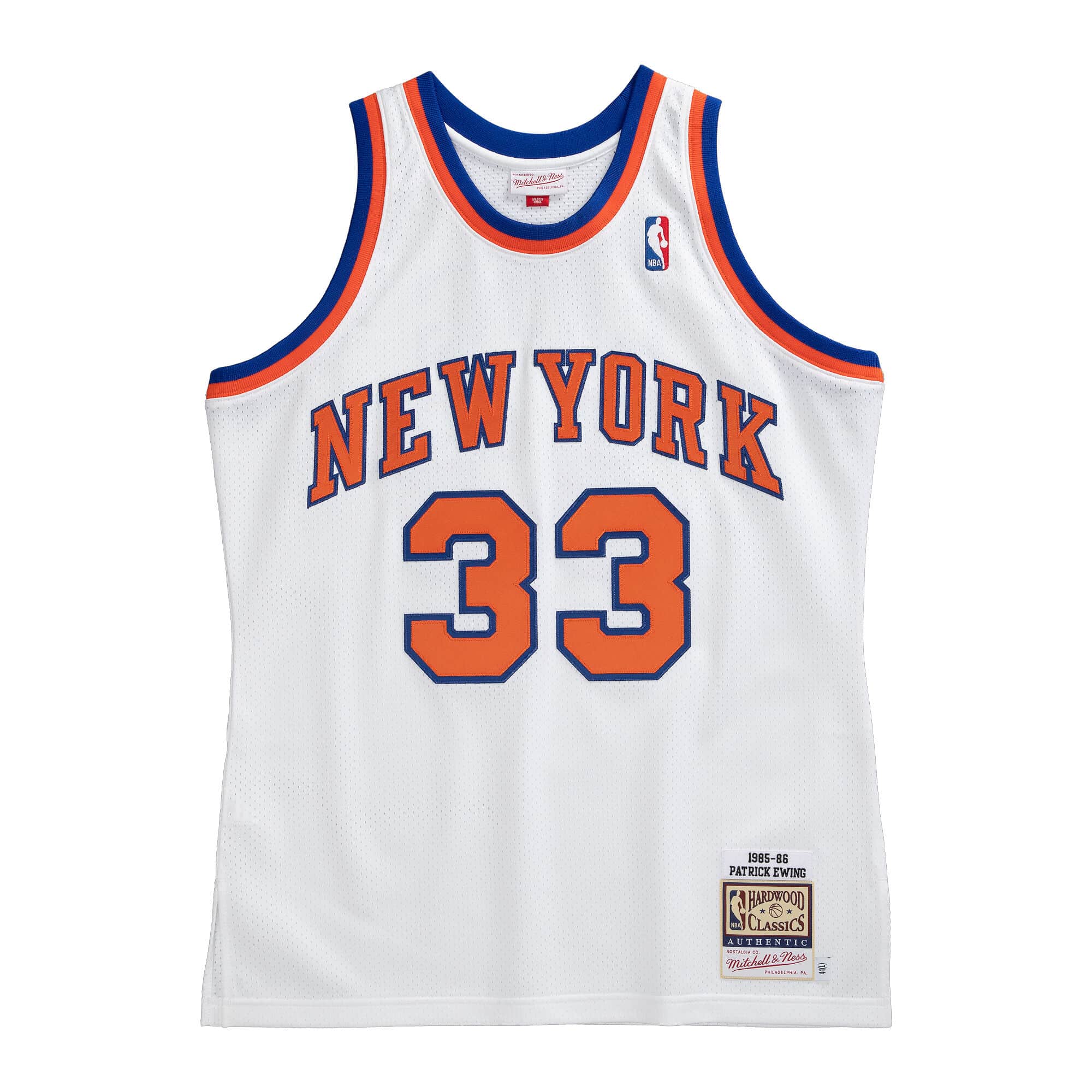 MITCHELL & NESS NBA AUTHENTIC JERSEY NY KNICKS 85 PATRICK EWING