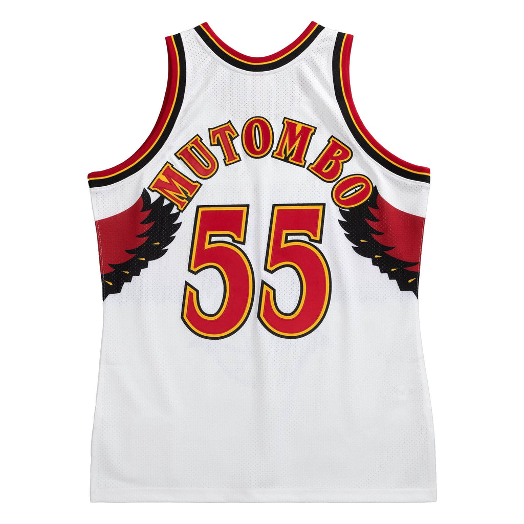 MITCHELL & NESS NBA AUTHENTIC JERSEY ATLANTA HAWKS 96 DIKEMBE MUTOMBO