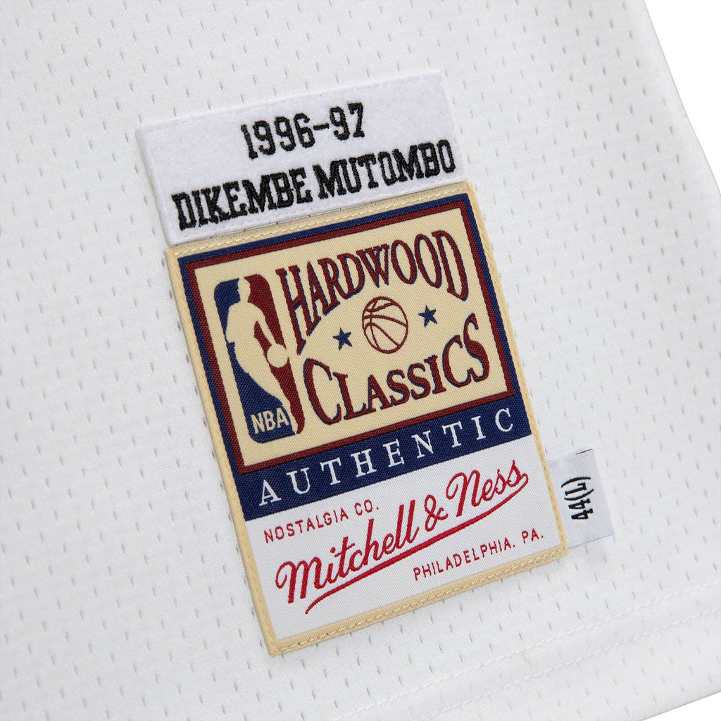 MITCHELL & NESS NBA AUTHENTIC JERSEY ATLANTA HAWKS 96 DIKEMBE MUTOMBO