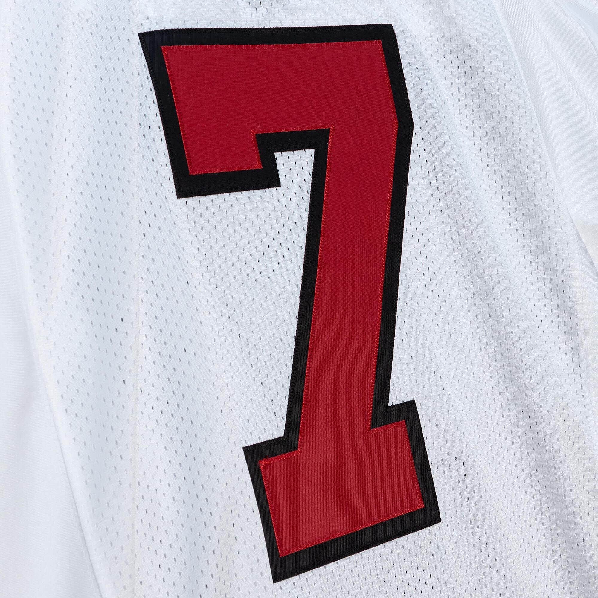 MITCHELL & NESS NFL WHITE JERSEY ATLANTA FALCONS 2001 MICHAEL VICK