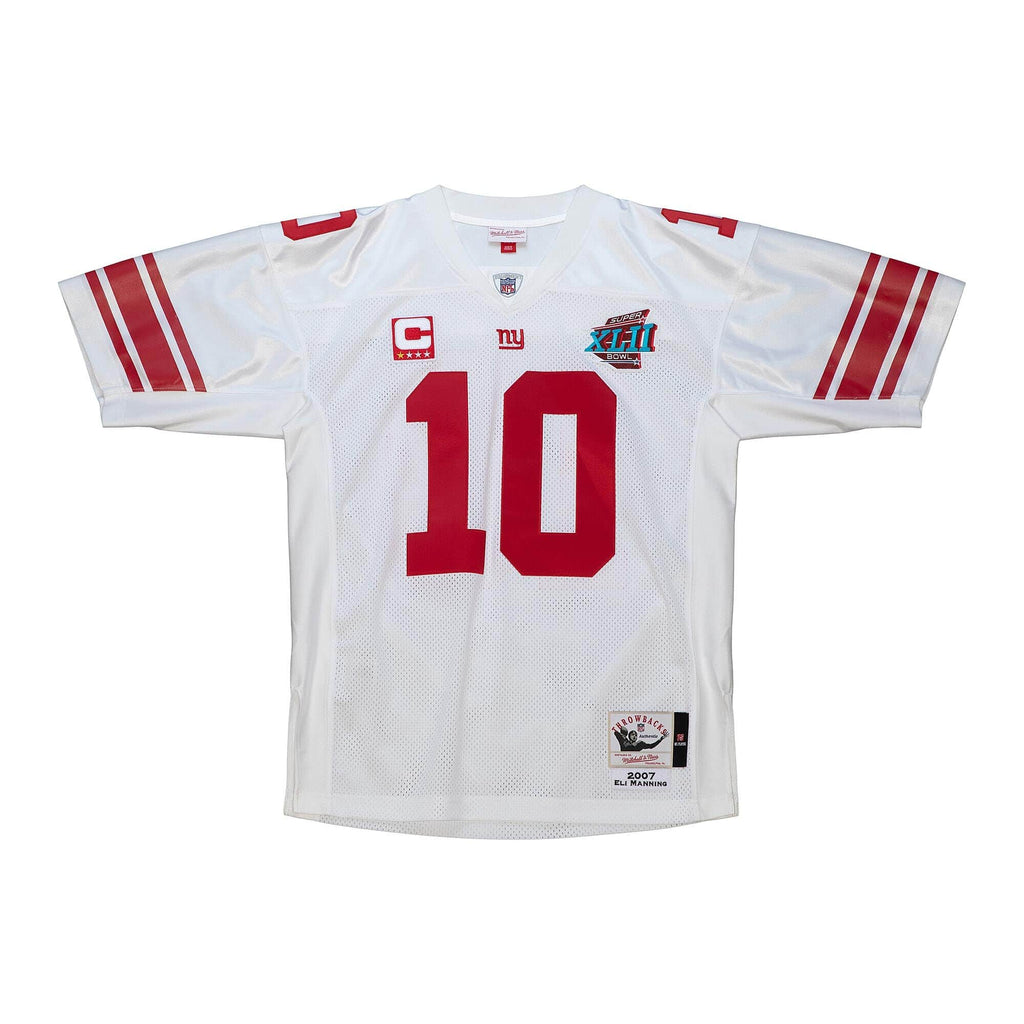 MITCHELL & NESS NFL WHITE JERSEY NEW YORK GIANTS 2007 ELI MANNING