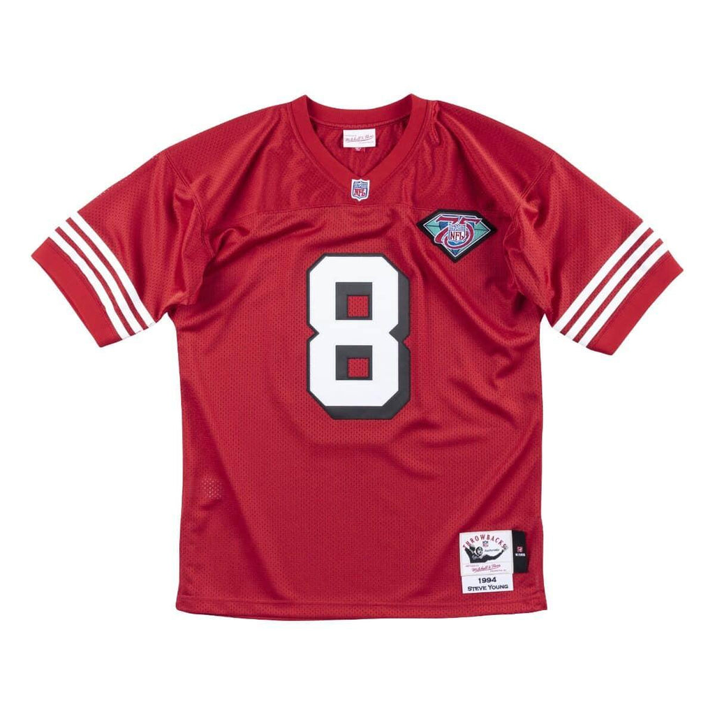 [AJY6CP18045-SF4SCAR94SYO] Mens Mitchell & Ness NFL Authentic Jersey San Francisco 49ers 1994 Steve Young - sneakAR