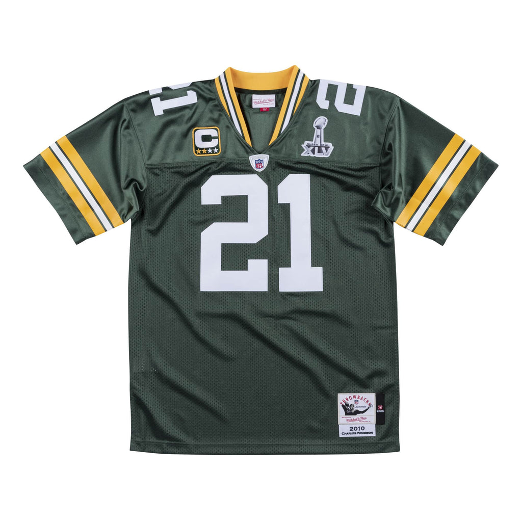 MITCHELL & NESS NFL AUTHENTIC SUPERBOWL JERSEY PACKERS 2010 CHARLES WOODSON