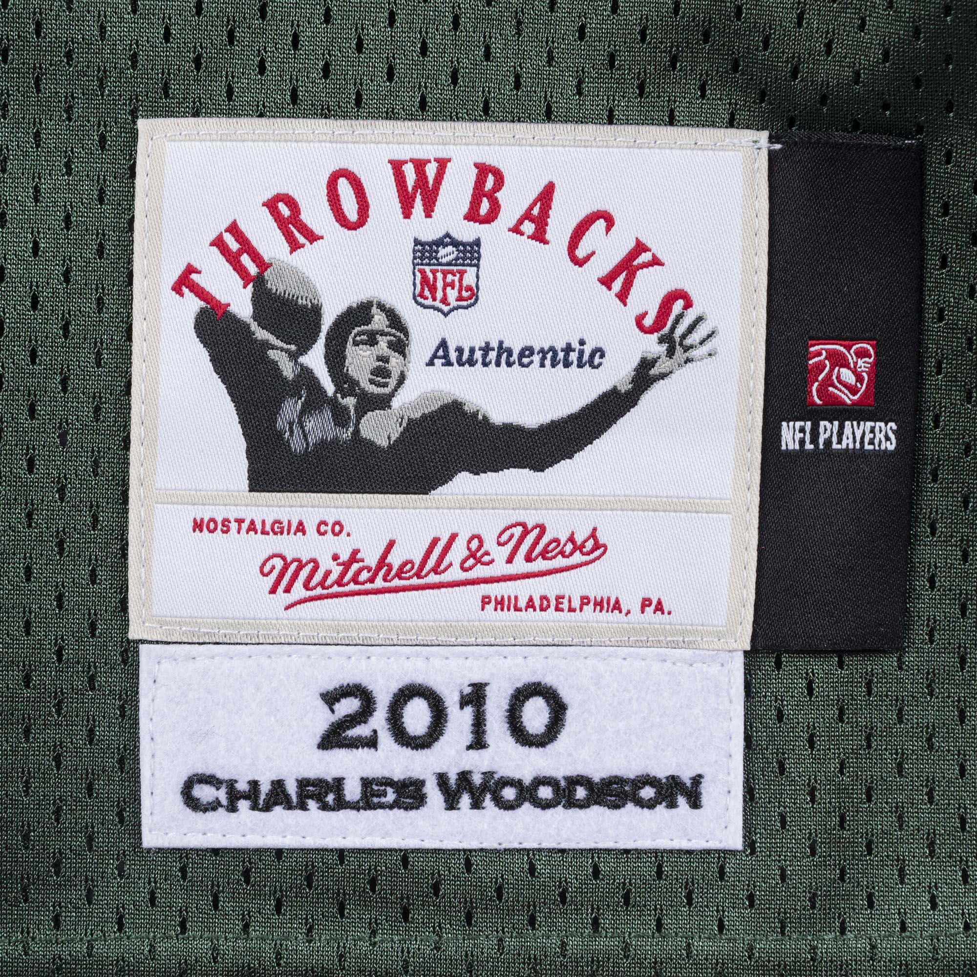 MITCHELL & NESS NFL AUTHENTIC SUPERBOWL JERSEY PACKERS 2010 CHARLES WOODSON