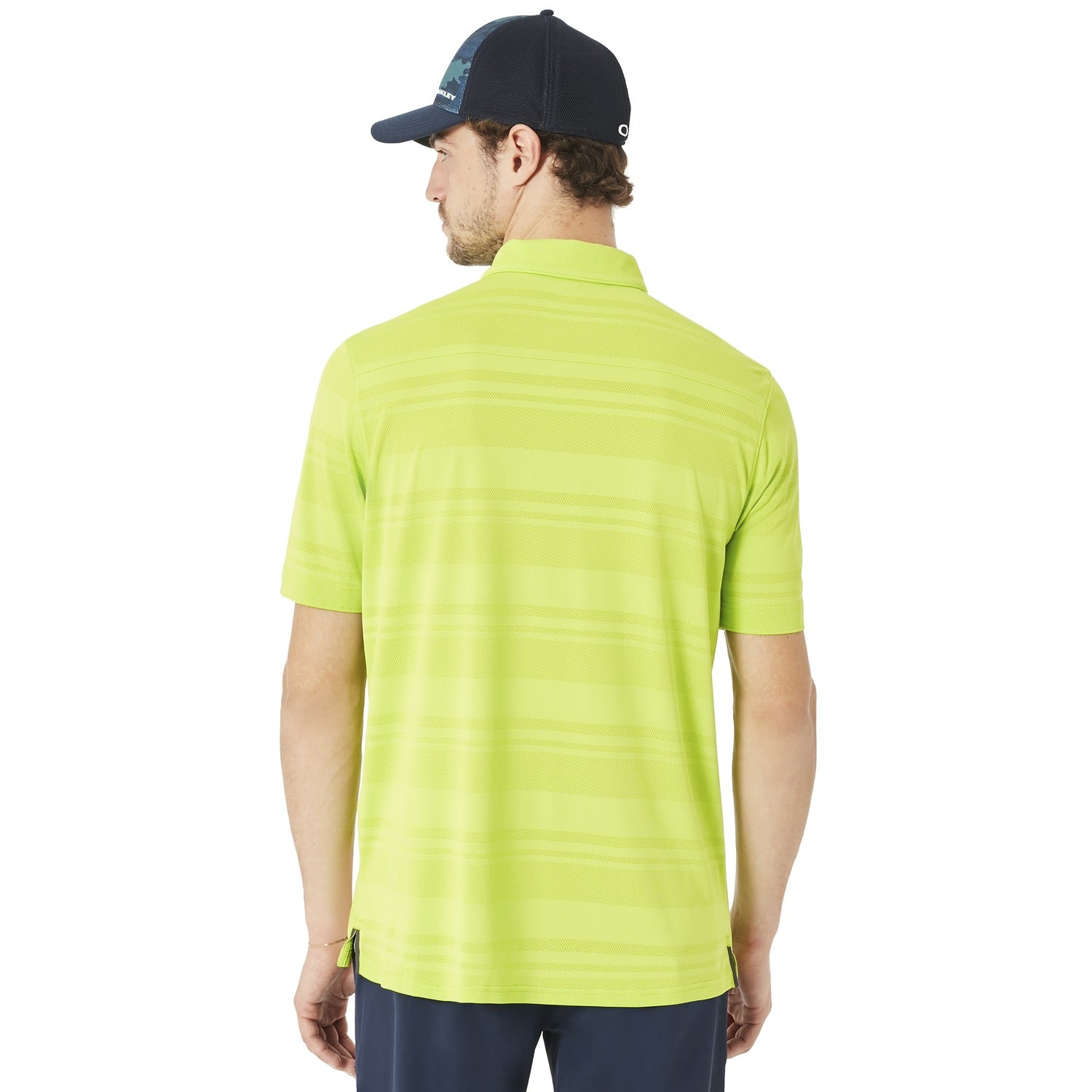 [434034-77M] Mens Oakley Aero Stripe Jacquard Polo