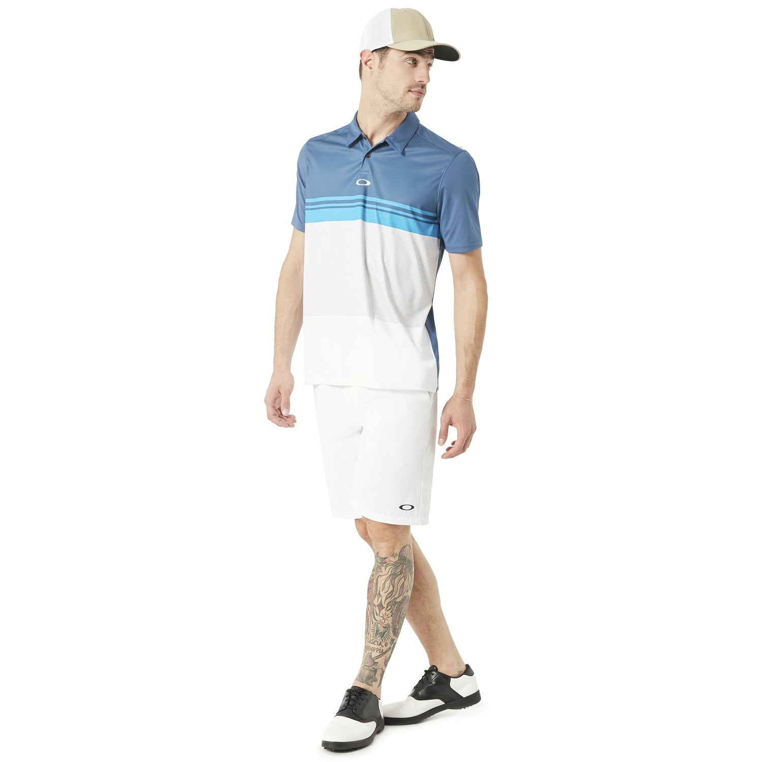 [434039-64W] Mens Oakley Color Block Take Polo