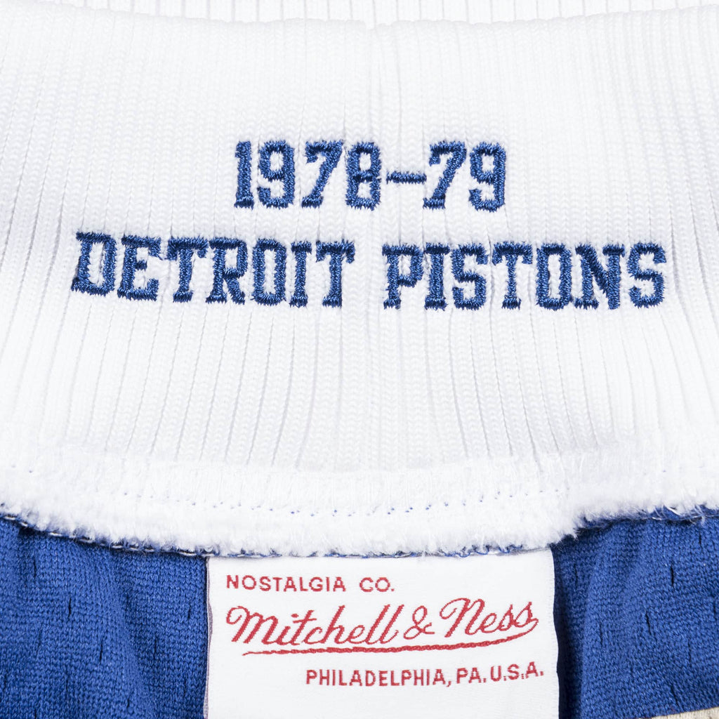 MITCHELL & NESS NBA AUTHENTIC ROAD SHORTS DETROIT PISTONS 78-79