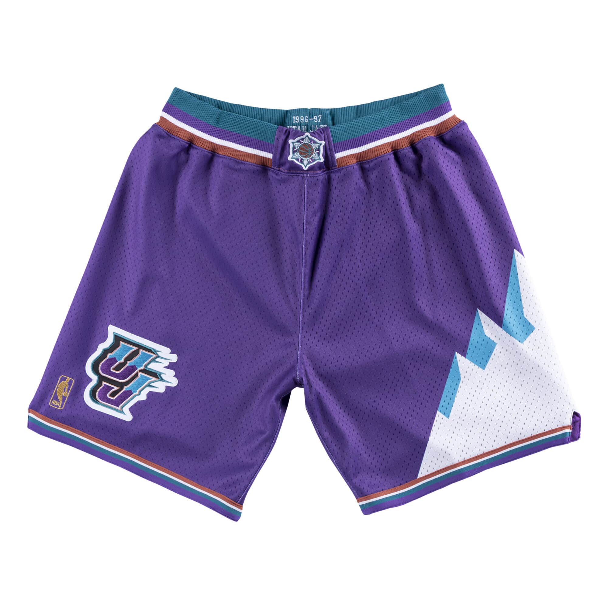 Mens Mitchell & Ness NBA AUTHENTIC SHORTS - UTAH JAZZ 96-97