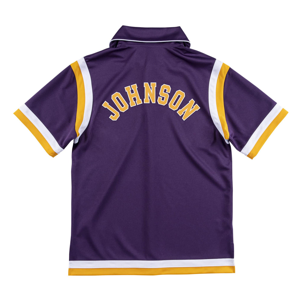MITCHELL & NESS NBA AUTHENTIC SHOOTING SHIRT LA LAKERS 1987 MAGIC JOHNSON