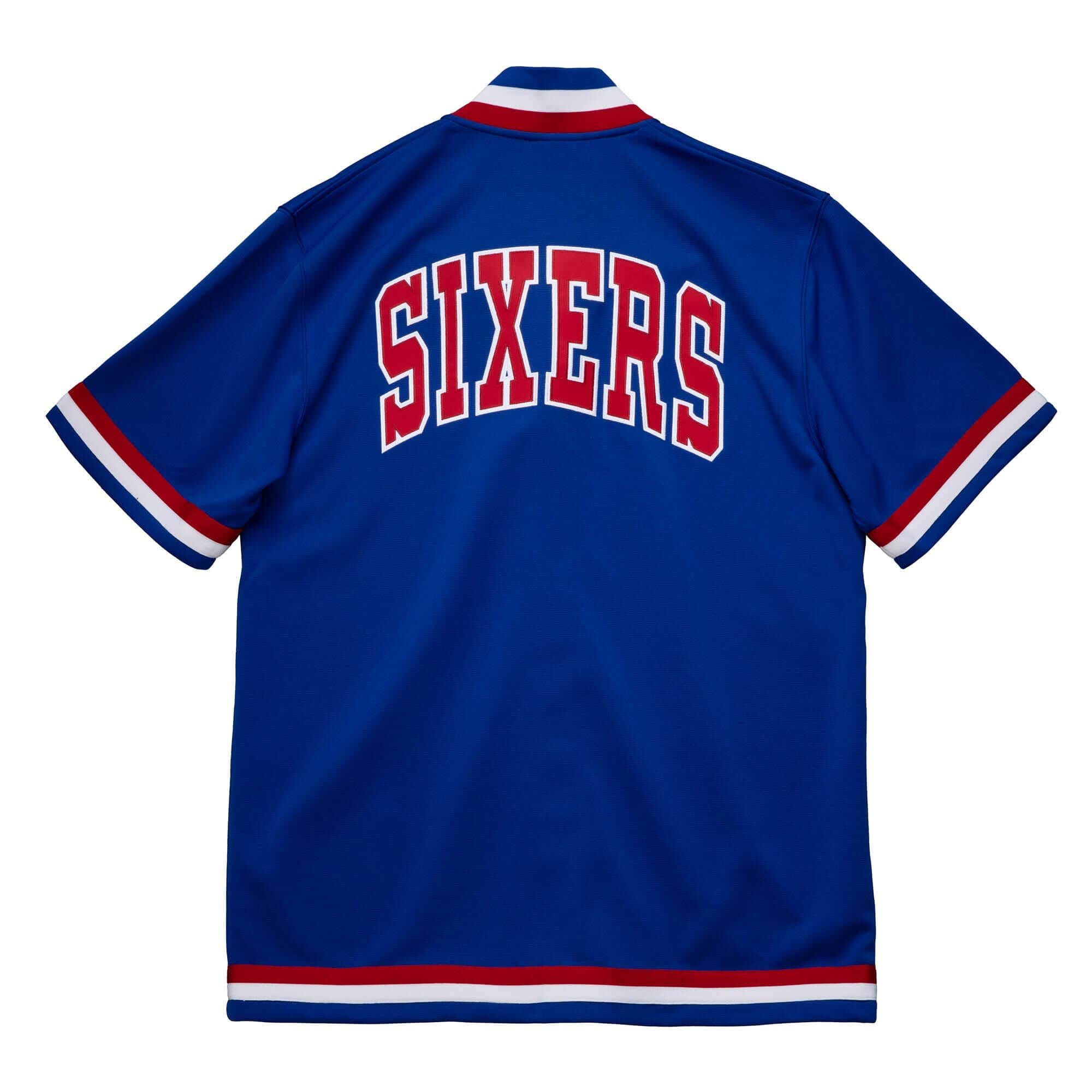 MITCHELL & NESS NBA AUTHENTIC SHOOTING SHIRT PHILADELPHIA 76ERS 87