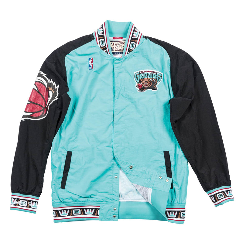 Mens Mitchell & Ness NBA AUTHENTIC WARM UP JACKET - VANCOUVER GRIZZLIES 95-96