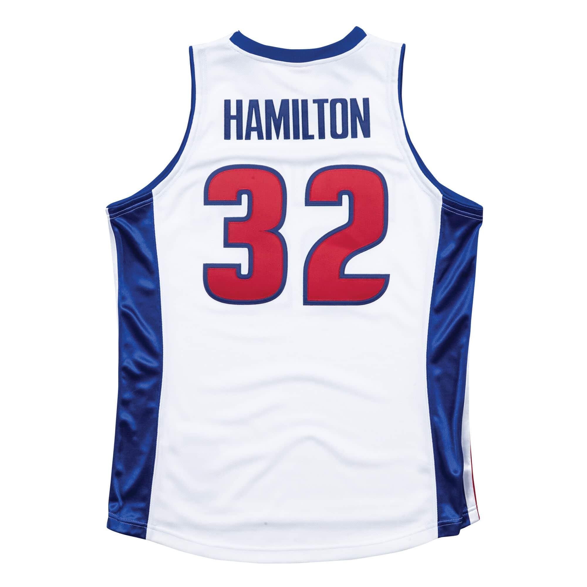 Mens Mitchell & Ness NBA Detroit Pistons Home Finals 2003-04 Richard Hamilton - sneakAR