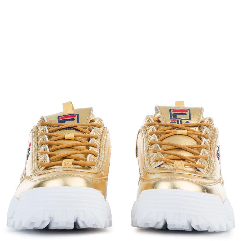 [5FM00040-720] Womens Fila Disruptor II Premium Metallic - sneakAR