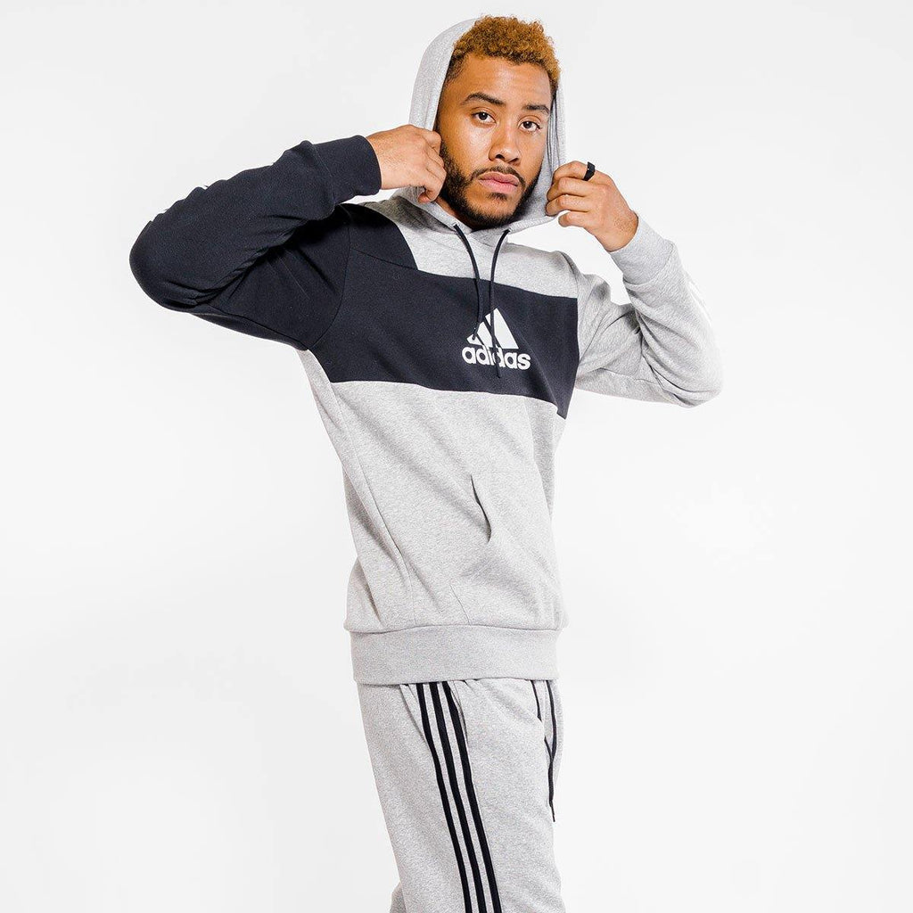 [DX7726] Mens Adidas Sport ID 3 Stripe Pullover Hoodie - sneakAR