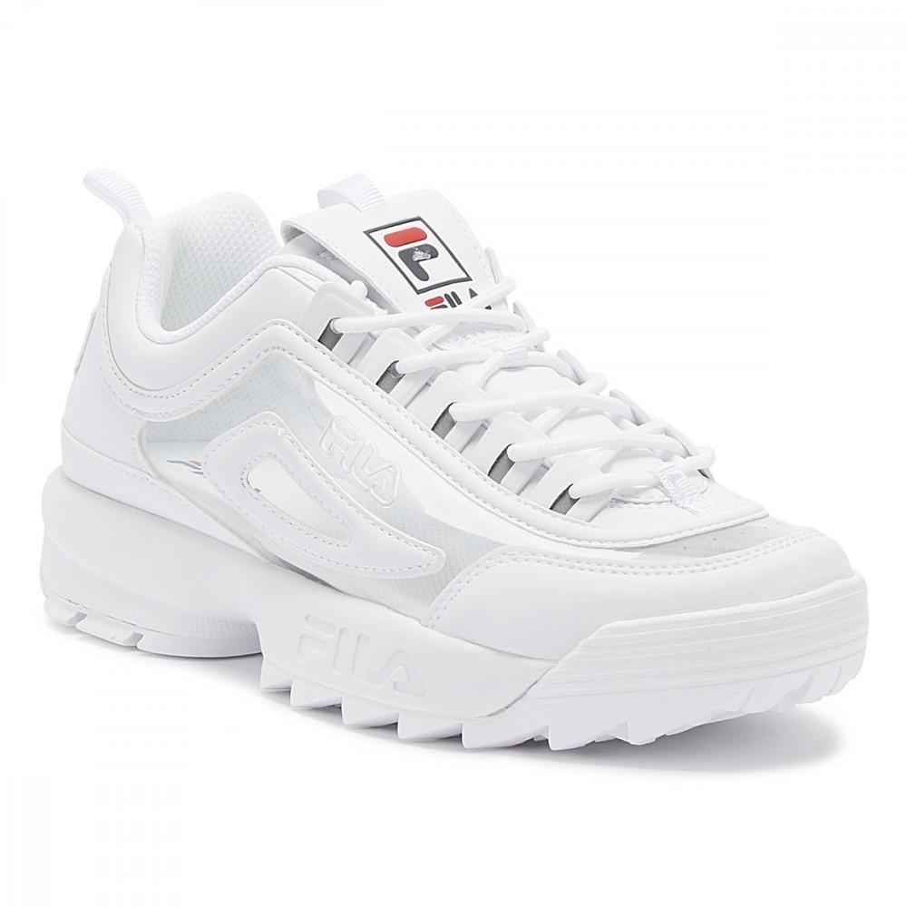 [5FM00696-125] Womens Fila Disruptor II Clear - sneakAR