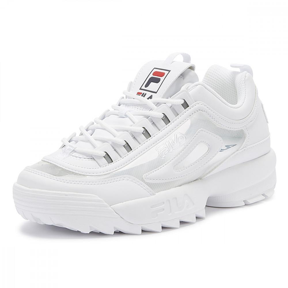 [5FM00696-125] Womens Fila Disruptor II Clear - sneakAR