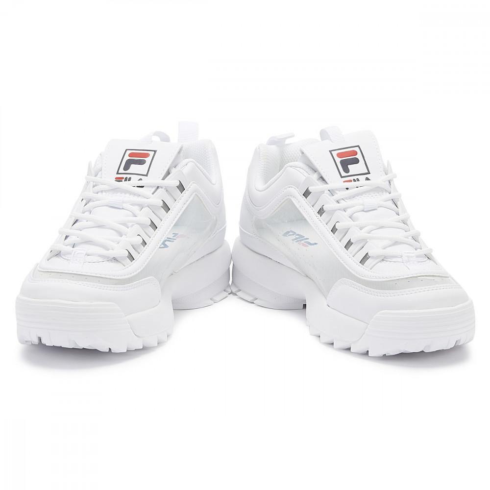 [5FM00696-125] Womens Fila Disruptor II Clear - sneakAR