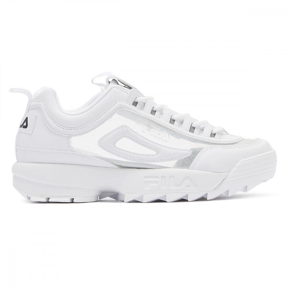 [5FM00696-125] Womens Fila Disruptor II Clear - sneakAR