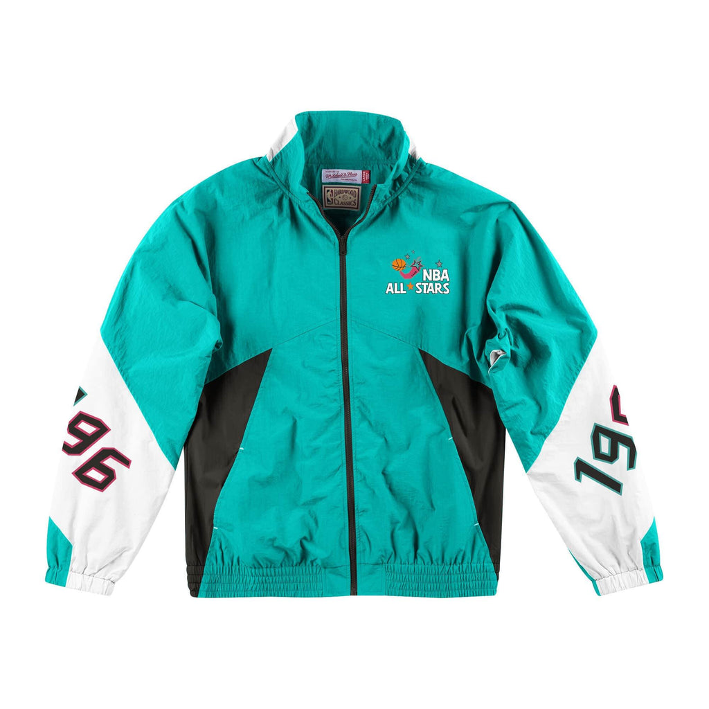 [FLZPMG18039-ASGTEAL96] Mens Mitchell & Ness NBA Midseason Windbreaker 2.0 All Star 1996 - sneakAR