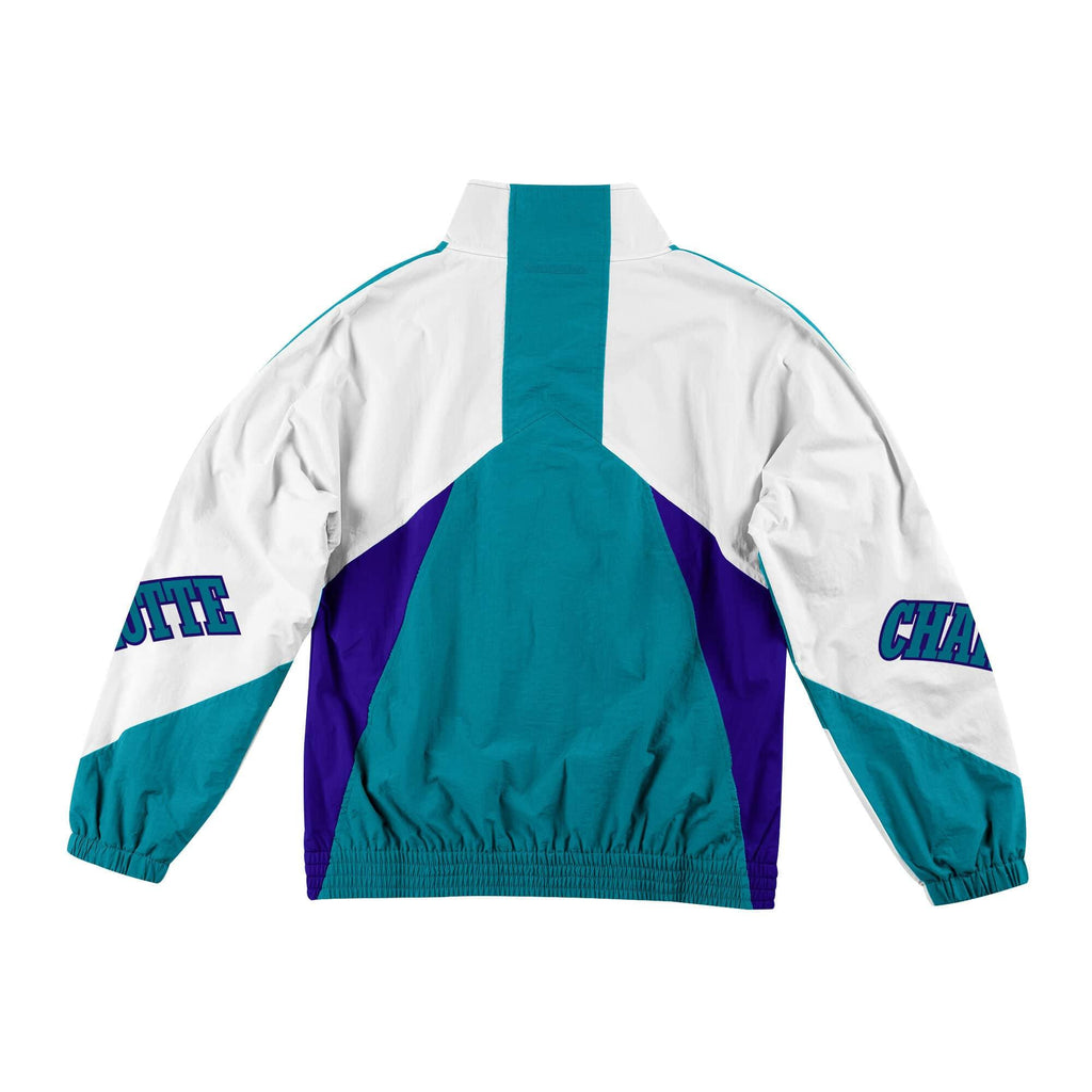 [FLZPMG18039-CHOHRBL] Mens Mitchell & Ness NBA Midseason Windbreaker 2.0 Charlotte Hornets - sneakAR