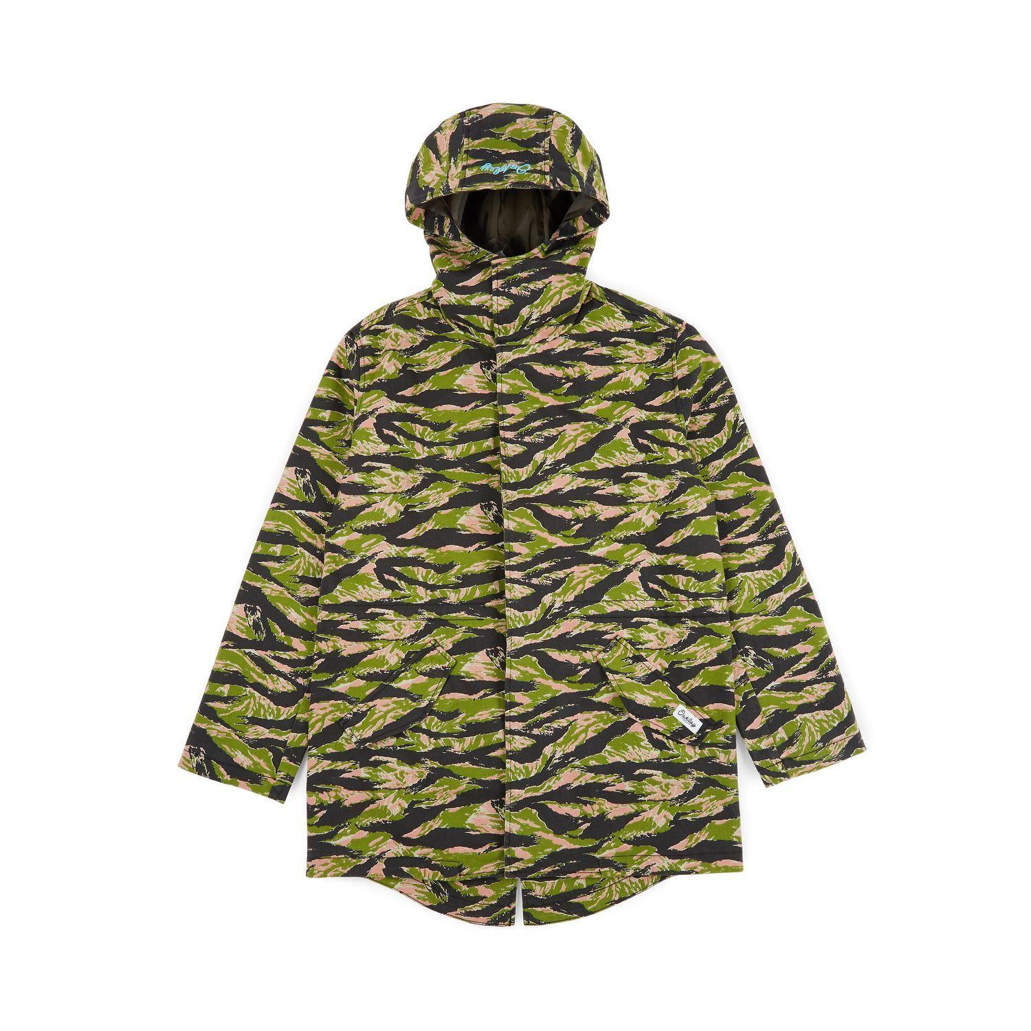 [412808-98T] Mens Oakley Tiger Camo Parka TNP - sneakAR