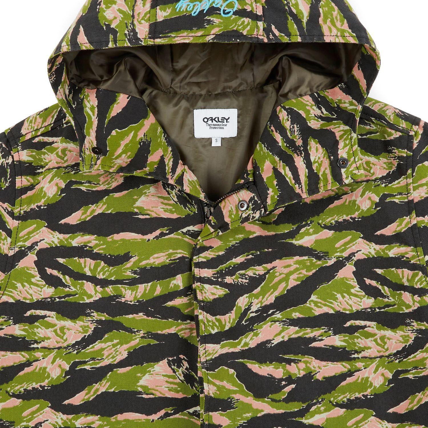 [412808-98T] Mens Oakley Tiger Camo Parka TNP - sneakAR