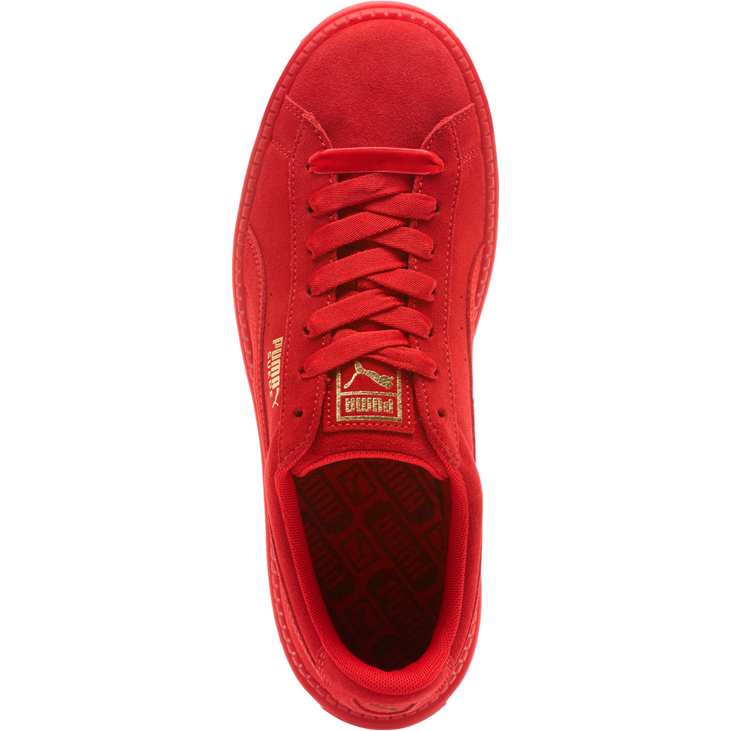 [367045-01] Womens Suede Platform Trace Vd