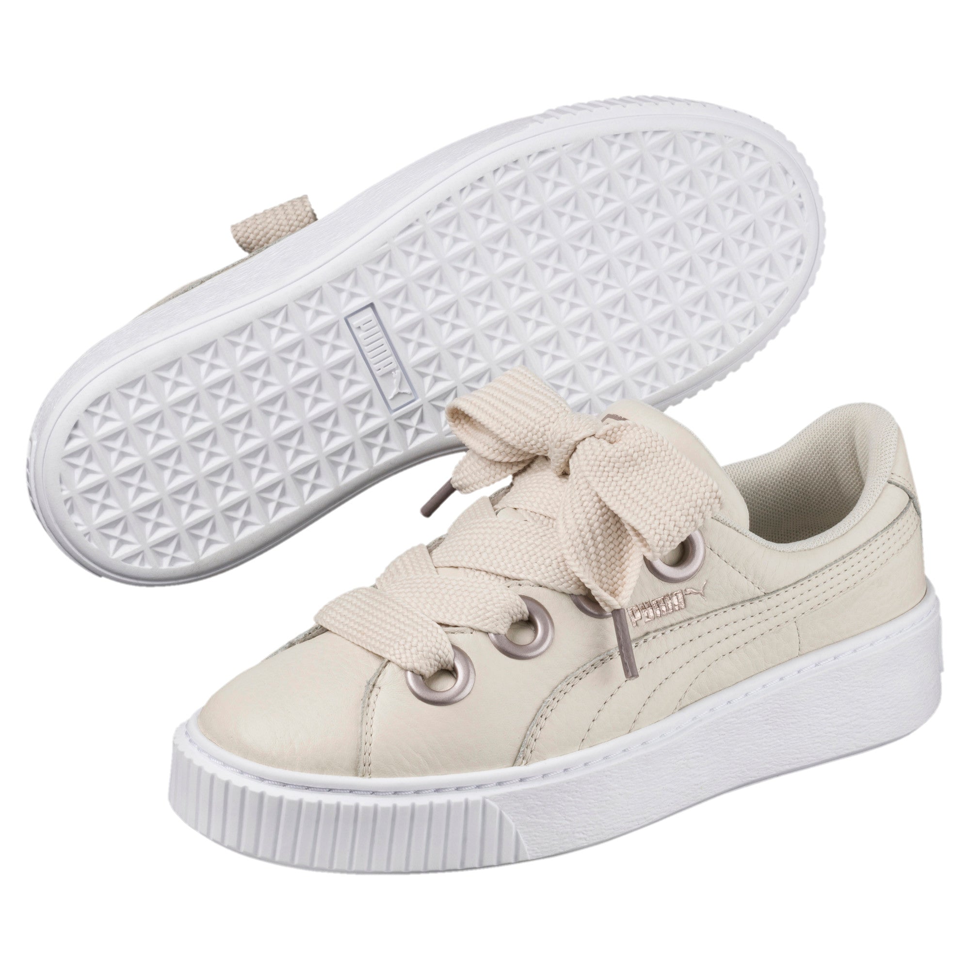 [366460-02] Womens Platform Kiss Leather