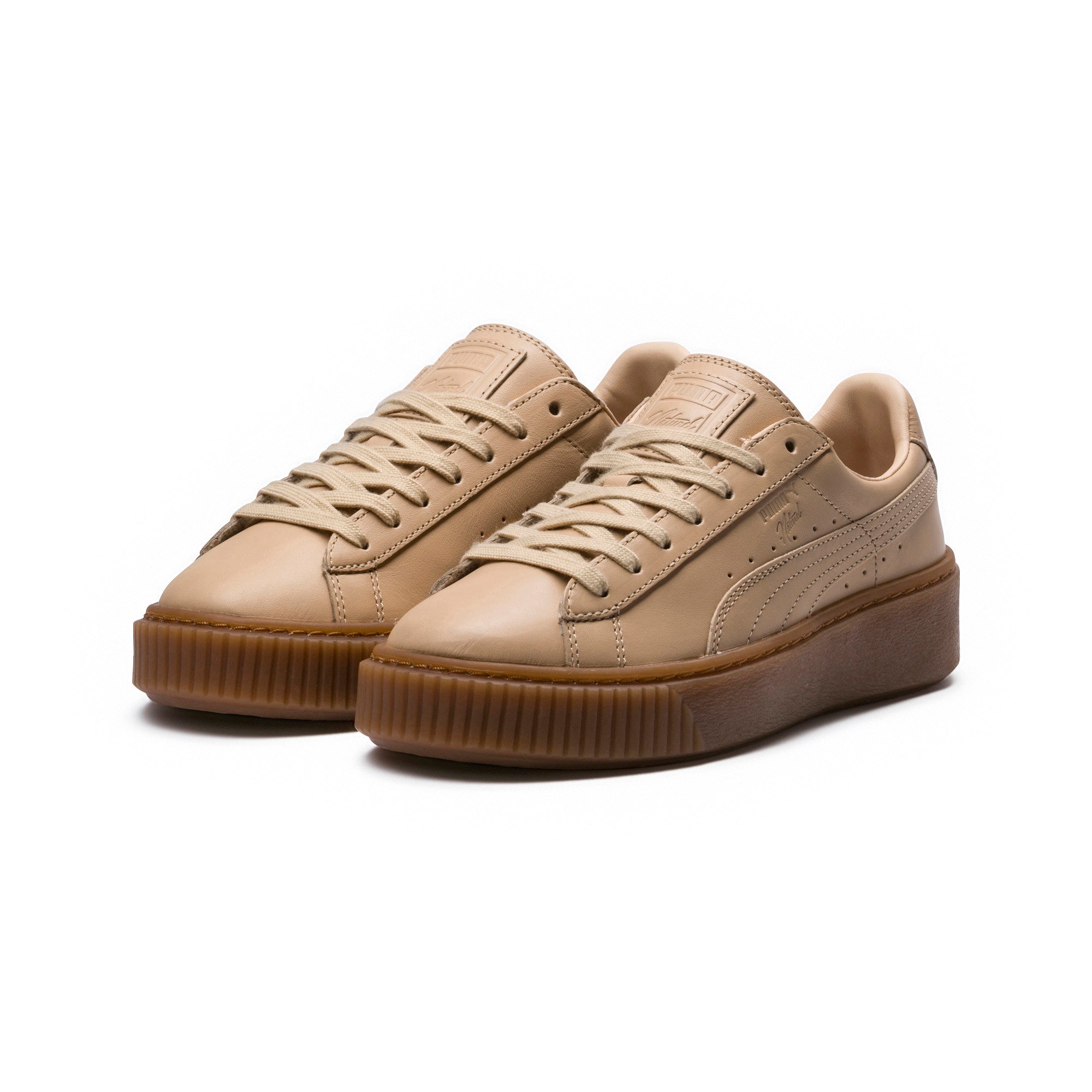 [364457-01] Womens Platform Veg Tan Naturel