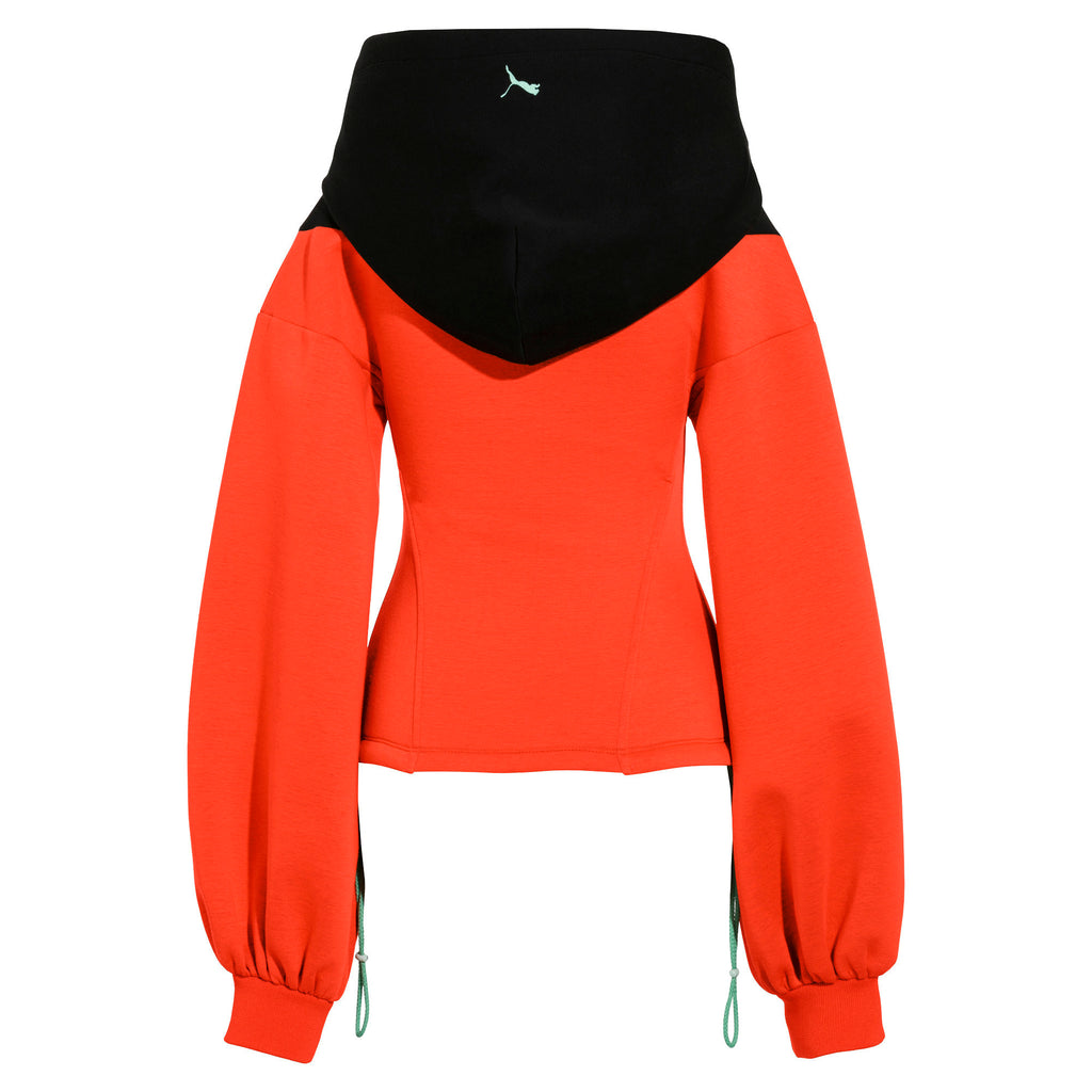 [577272-02] Womens Puma x Fenty by Rihanna Belted Zip Hoodie