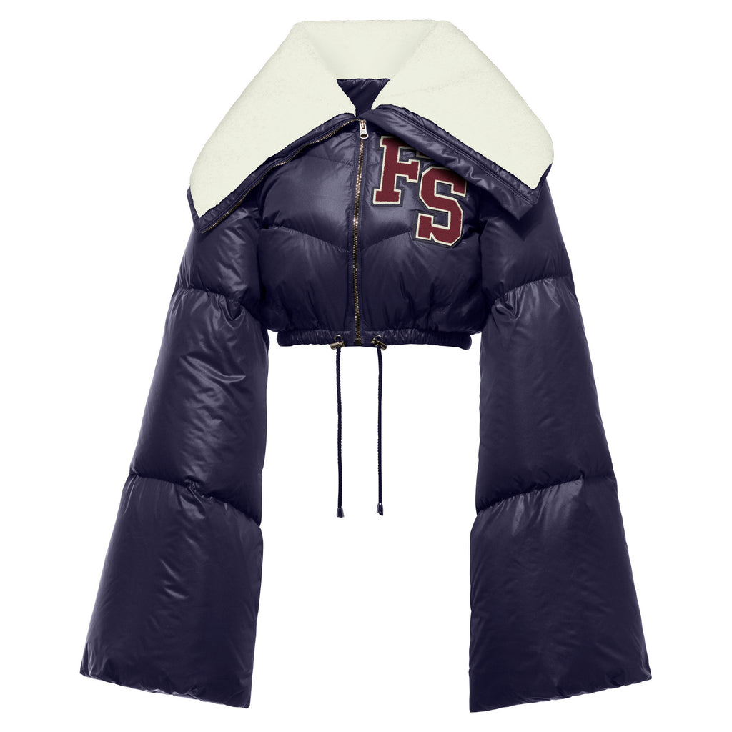 [575818-03] Womens Puma x Fenty by Rihanna Funnel Collar Quilted Jacket