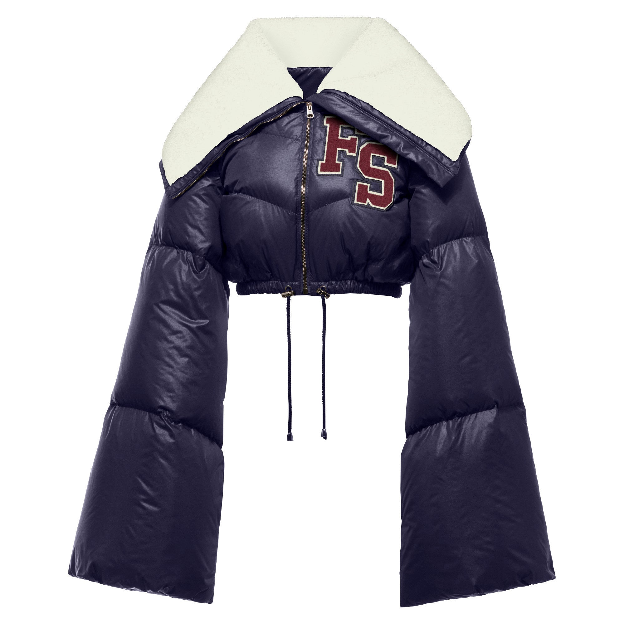 [575818-03] Womens Puma x Fenty by Rihanna Funnel Collar Quilted Jacket