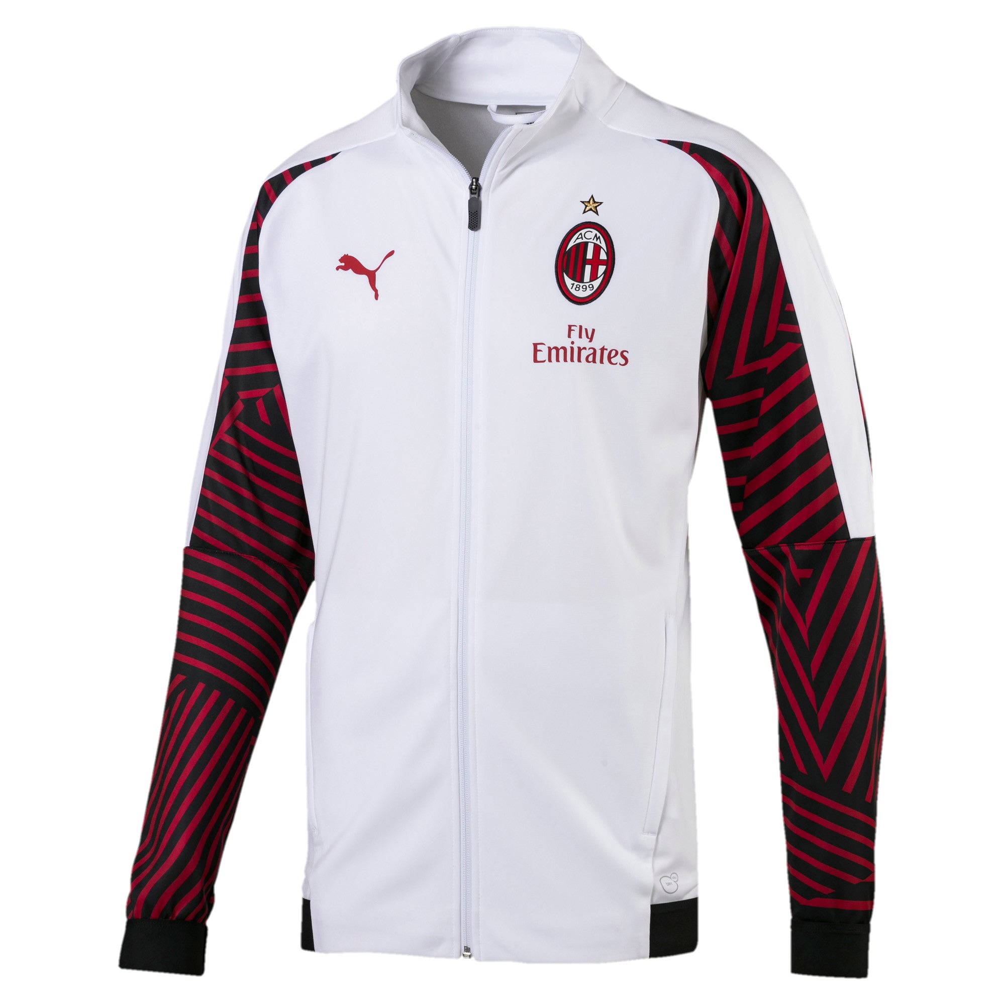 [754453-03] Mens AC Milan Stadium Jacket W/ Sponsor