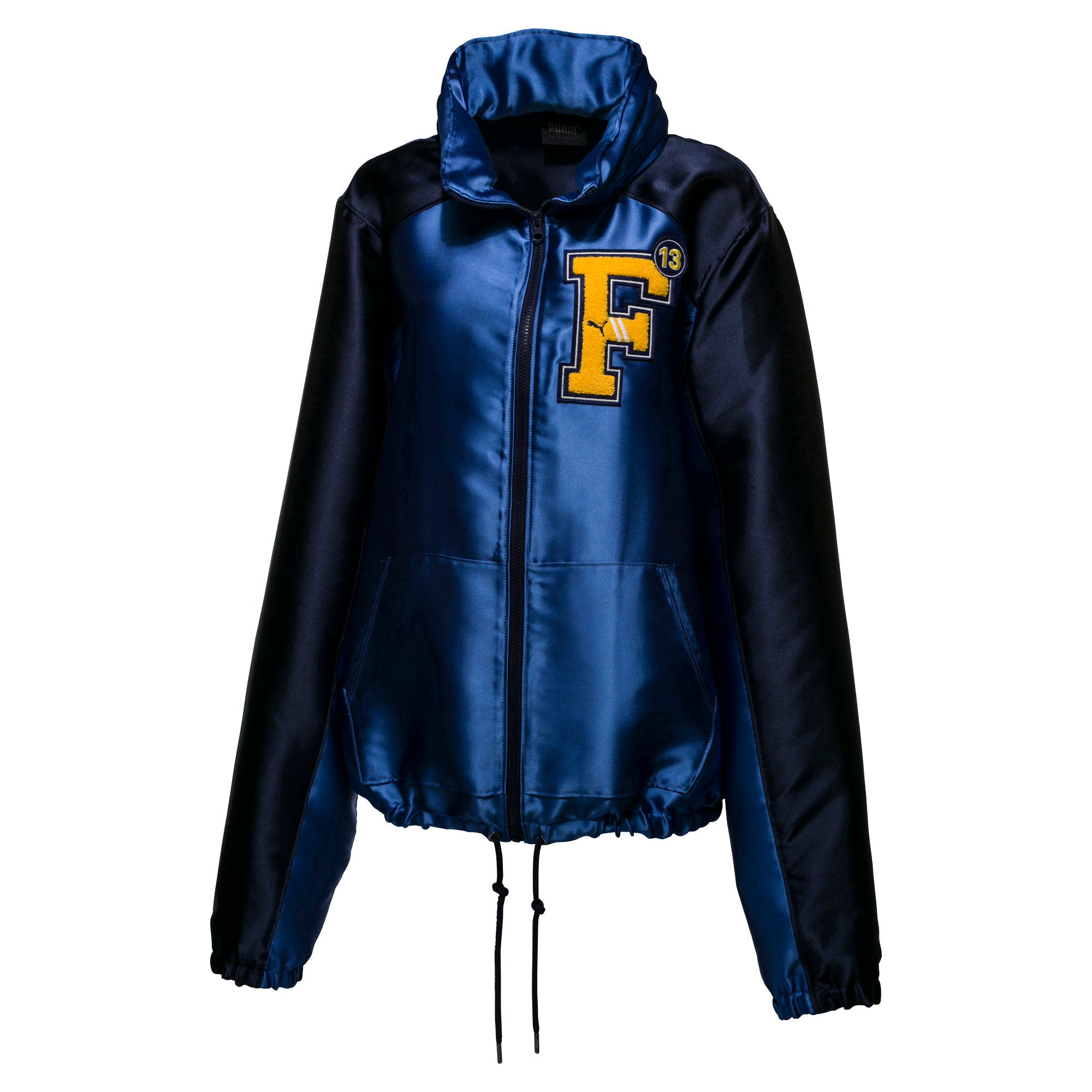 [575713-01] Womens Puma x Fenty by Rihanna Satin Hooded Track Jacket
