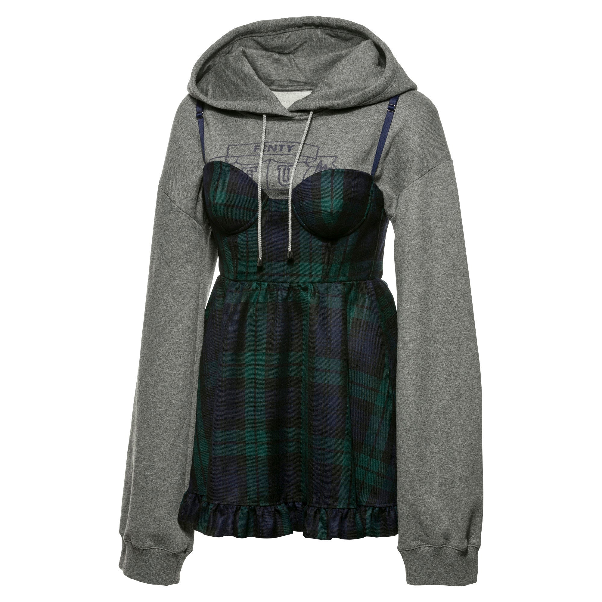 [575766-01] Womens Puma x Fenty by Rihanna Sweatshirt W/Mini Dress