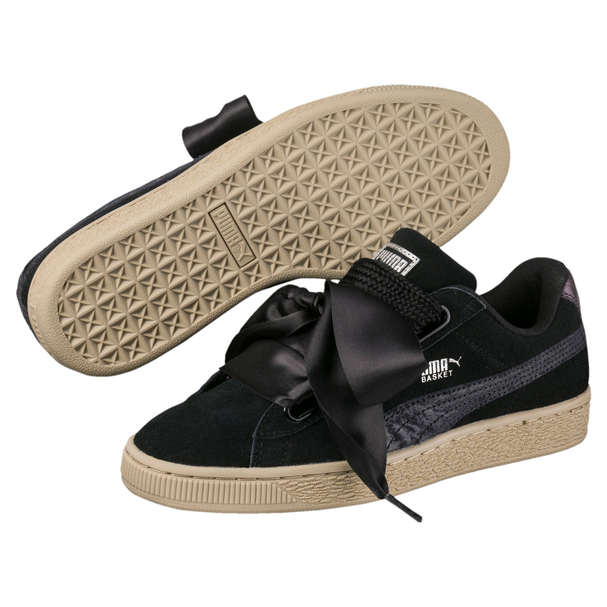 [364083-03] Womens Suede Heart Safari