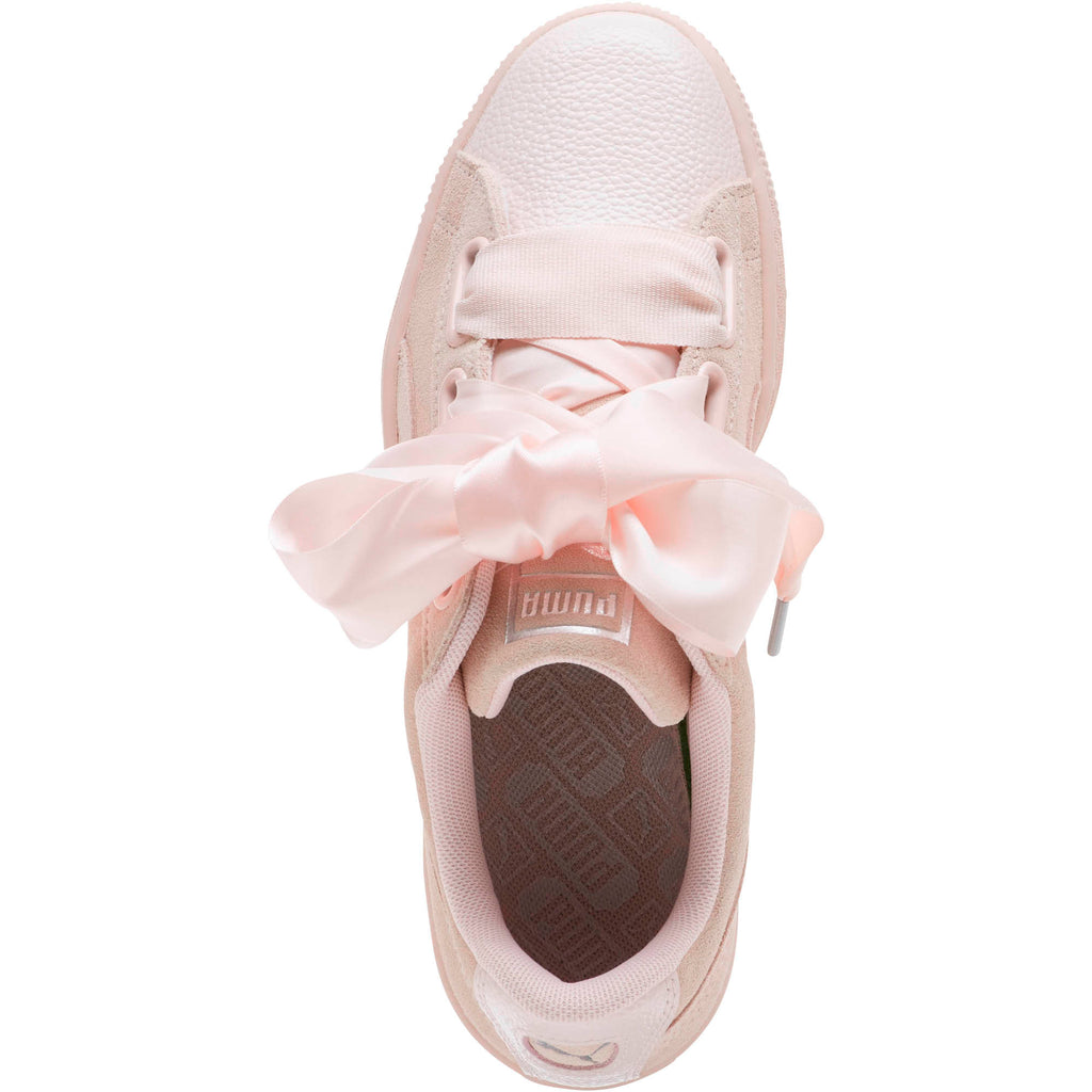 [366441-02] Womens Suede Heart Bubble